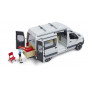 Karavan Mercedes-Benz Sprinter s řidičem 1:16 02672