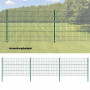 Kompletní plot se sloupky 6x1,2 m, zelený