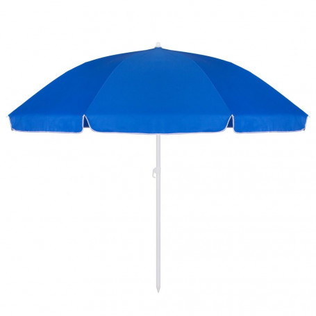 Zahradní slunečník 240 cm, skládací, modrý SPRINGOS CLASSIC