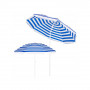 Zahradní slunečník naklápěcí 160 cm, modro-bílý SPRINGOS VIVA