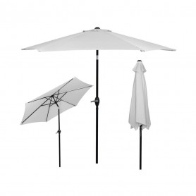 Zahradní slunečník 290 cm, šedý SPRINGOS SUNNY GU0015