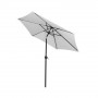 Zahradní slunečník 290 cm, šedý SPRINGOS SUNNY GU0015