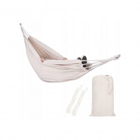 Houpací síť 200x150 cm, béžová SPRINGOS MIRANDA