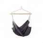 Závěsné houpací křeslo 130x100, tmavě šedé SPRINGOS BELLA
