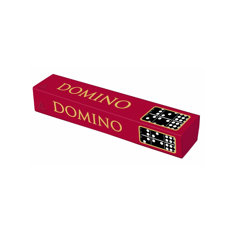 Detoa Domino společenská hra dřevo 55ks v krabičce 23,5x3,5x5cm 33000013-XG