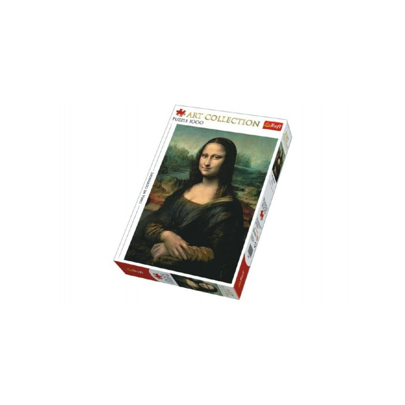 Trefl Puzzle Mona Lisa 1000 dílků 48x68cm v krabici 40x27x6cm 89110542-XG