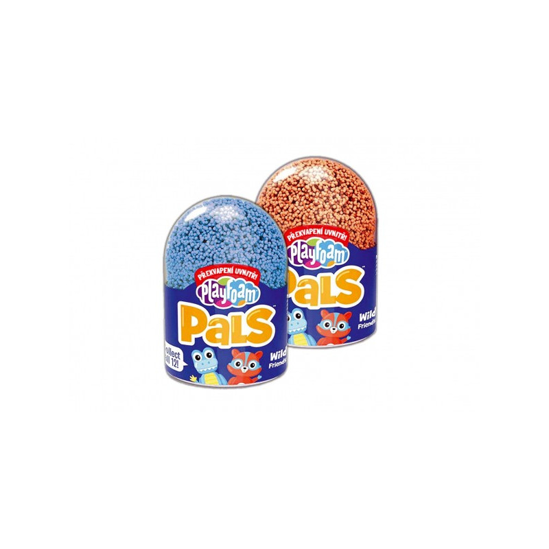 PEXI PlayFoam® PALS Modelína/Plastelína kuličková Kámoši 6 barev v pl. krabičce 9x6,5cm 6ks v boxu 29001972-XG