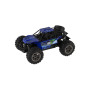 Auto RC buggy terénní modré 22cm plast 2,4GHz na baterie + dobíjecí pack v krabici 32x16x18cm