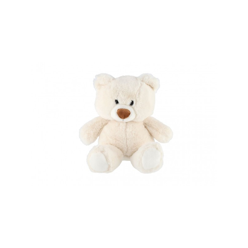 Teddies Medvěd sedící plyš 35cm bílý 0+ 00850857-XG