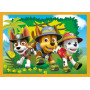 Puzzle 4v1 Prázdniny Tlapková Patrola/Paw Patrol 28,5x20,5cm v krabici 28x28x6cm