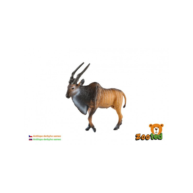 ZOOted Antilopa Derbyho samec zooted plast 14cm v sáčku 00861233-XG
