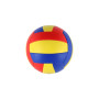 Míč volejbalový nafouknutý šitý 20cm 4 barvy v síťce v sáčku