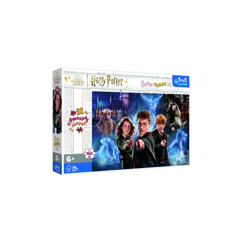 Trefl Puzzle Kouzelný svět Harryho Pottera 160 XL Super Shape 60x40cm v krabici 40x27x6cm 89050034-XG