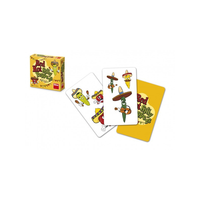 Dino Red hot silly peppers postřehová společenská hra v krabičce 13x13x4cm 21622494-XG