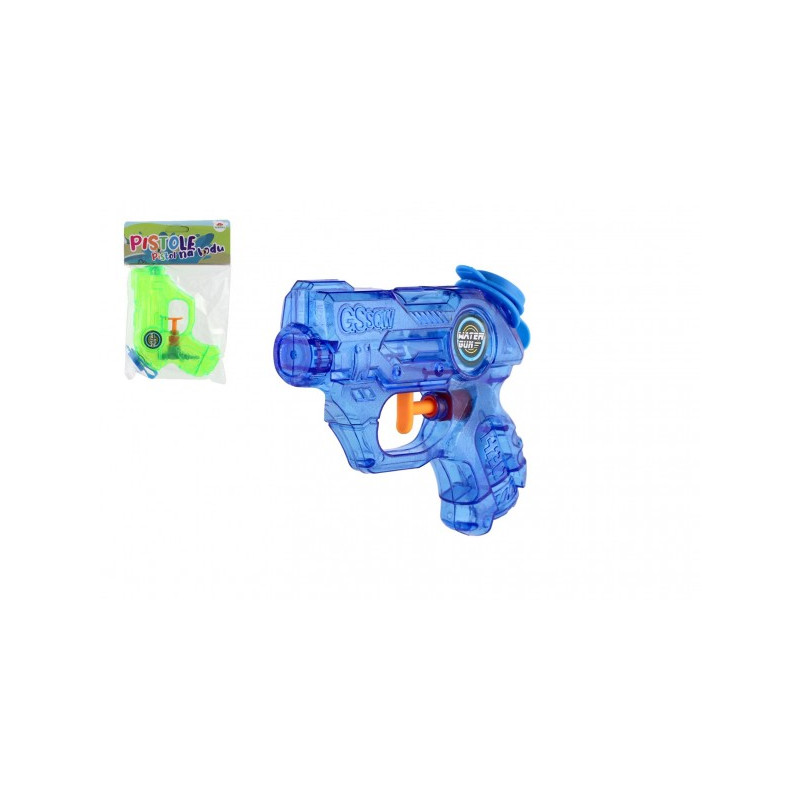 Teddies Vodní pistole plast 11x10cm 2 barvy v sáčku 00861200-XG