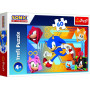 Puzzle Sonic v akci/Sonic The Hedgehog 33x22cm 60 dílků v krabici 21x14x4cm