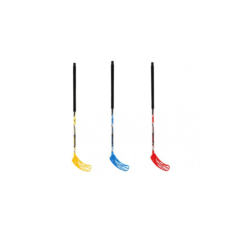 Teddies Hokejka florbalová pro leváky plast 115cm 3 barvy v sáčku 00861517-XG