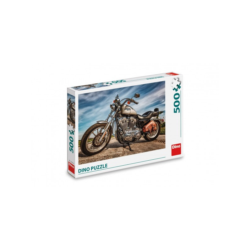Dino Puzzle Harley Davidson 47x33cm 500 dílků v krabici 34x23x3,5cm 21502642-XG