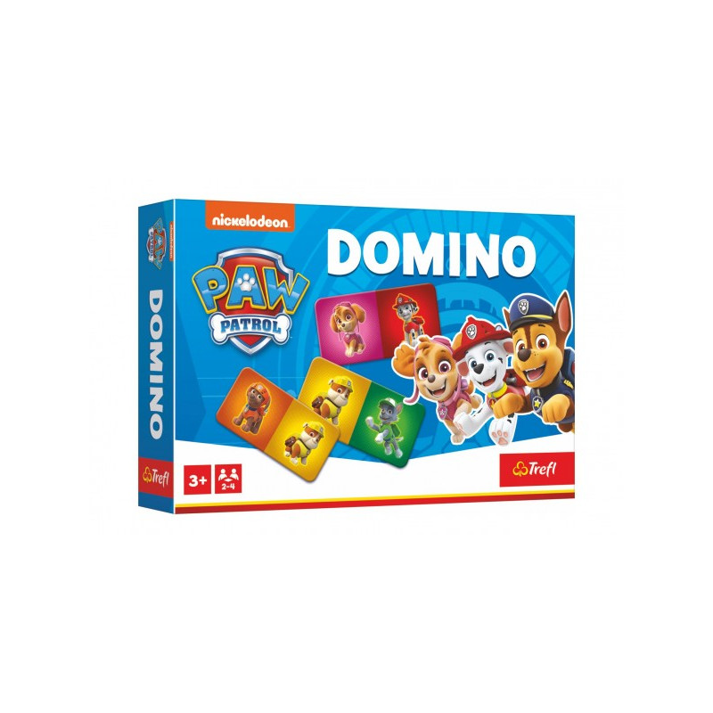 Trefl Domino papírové Tlapková patrola/Paw Patrol 21 kartiček společenská hra v krabici 21x14x4cm 89002539-XG