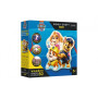 Dřevěné puzzle Junior 50 dílků Legrační Tlapková Patrola/Paw Patrol 19,5x23,5cm v krabici 20x20x6cm