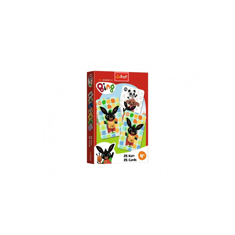 Trefl Černý Petr Králíček Bing společenská hra - karty v krabičce 6x9cm 20ks v boxu 89008509-XG