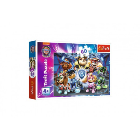 Puzzle Dobrodružství městských hrdinů Tlapková patrola/Paw Patrol 33x22cm 60 dílků v krab. 21x14x4cm