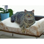 Pelíšek pro kočky, lehátko na parapet KERBL 56x36x7cm, béžové