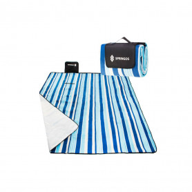 Pikniková deka 200x200 cm, modrá SPRINGOS MARINE