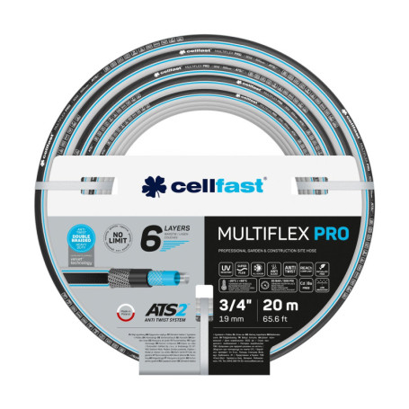 6-vrstvá zahradní hadice MULTIFLEX ATSV 1/2" 20m