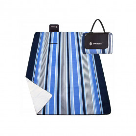 Pikniková deka 220x180 cm, modrá SPRINGOS INDIGO