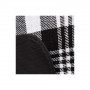 Pikniková deka 200x200 cm, černo-bílá SPRINGOS RETRO