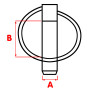 Zajišťovací čep 8,0 x 36,5 mm