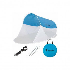 Samorozkládací plážový stan SPRINGOS TRAMP modrý-bílý