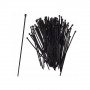 Plastové stahovací pásky 200x4,8 mm, 100ks, černé SPRINGOS SA0009