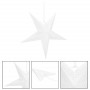 Dekorativní papírová hvězda 60 cm, 5 cípá