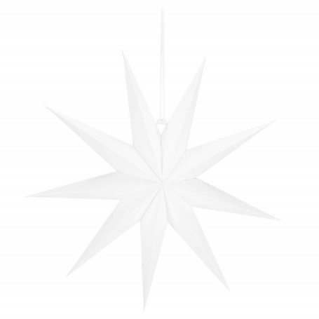 Dekorativní papírová hvězda 60 cm, 9 cípá