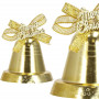 Vánoční ozdoby - Zvonečky, zlaté, sada 4ks