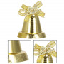 Vánoční ozdoby - Zvonečky, zlaté, sada 4ks