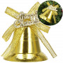 Vánoční ozdoby - Zvonečky, zlaté, sada 3ks