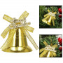 Vánoční ozdoby - Zvonečky, zlaté, sada 3ks