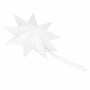Dekorativní papírová hvězda 30 cm, 9 cípá