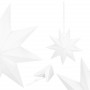 Dekorativní papírová hvězda 30 cm, 9 cípá