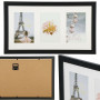Fotorámeček na 3 fotky, 43x25 cm, černý SPRINGOS PF0026