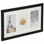 Fotorámeček na 3 fotky, 43x25 cm, černý SPRINGOS PF0026