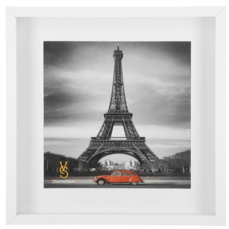 Fotorámeček 26x26 cm, bílý SPRINGOS PF0029