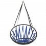Závěsné houpací křeslo 80 cm, modro-černé SPRINGOS FUTURA