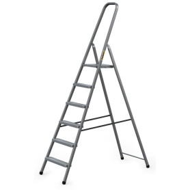 Ocelové schůdky 6 stupňů DRABEST STD6 HOME