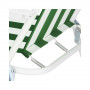 Zahradní křeslo SPRINGOS MALAGA zeleno-bílé pruhy