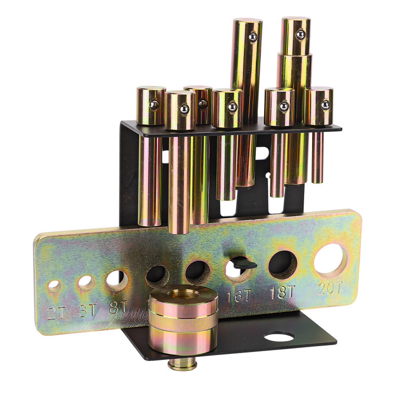 DEMA Lisovací nástroje pro dílenský lis, 9-dílná sada 24566D