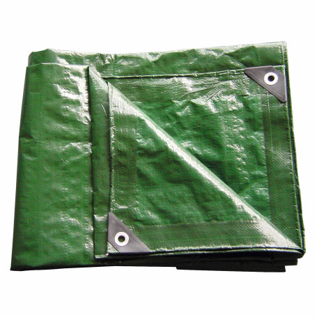 Zakrývací plachta 140 g/m2, 3x4 m, zelená